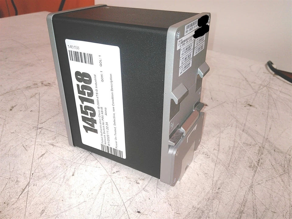 Failed Authentication Cisco IE-2000-4TS-G Industrial Network Switch No PSU AS-IS - Image 3 of 4