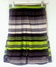 Nike SB Shorts Black Green Skateboard Swoosh Pockets Boys 12-13 Size Large