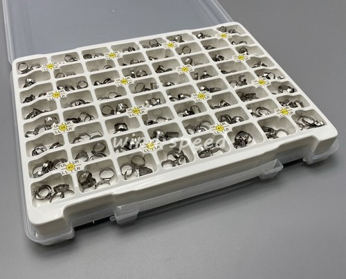 320pc Dental Plain Molar Bands Buccal Tubes Kit Orthodontic 1st Roth 022 #34-41+ - Picture 6 of 13