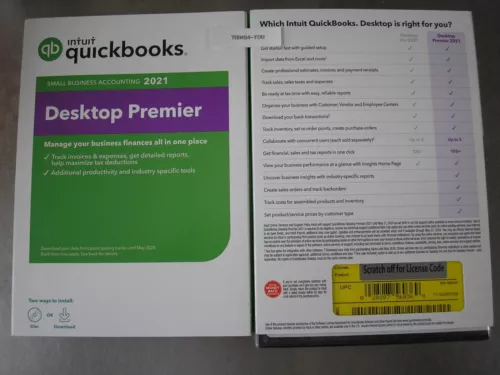 2021 QUICKBOOKS PREMIER NO SUBSCRIPTION NO MONTHLY FEE FOR WINDOW  8,10 & 11