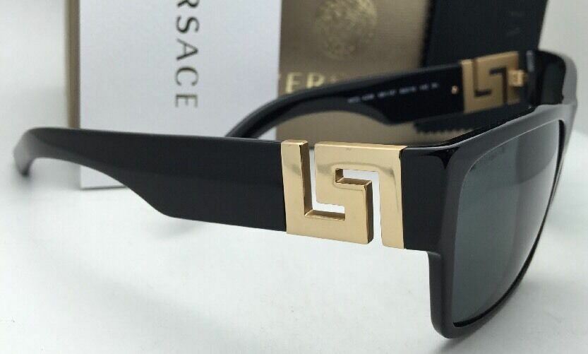 New VERSACE Sunglasses VE 4296 GB1/87 59-16 145 Black & Gold  display picture 1