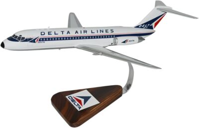 #ad Delta Airlines Douglas DC 9 15 Widget Livery Desk Display Model 1 72 SC Airplane $508.28