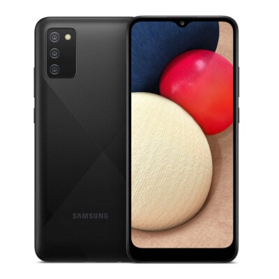 Samsung Galaxy A02S 32GB 2GB 4G LTE Ram GSM Unlocked Smartphone Black -OPEN BOX-