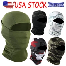 Tactical Balaclava Soft Face Mask UV Protection Ski Sun Hood Cover for Men Women