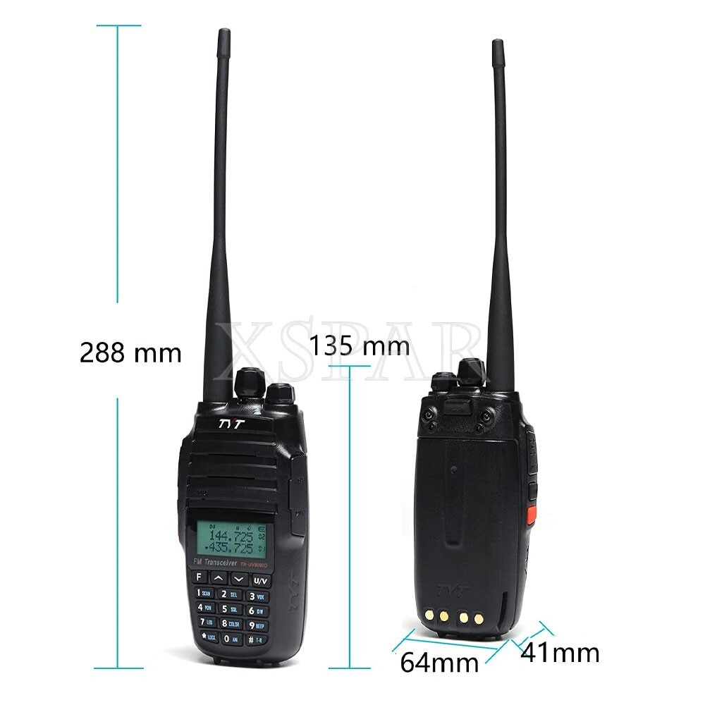 TYT TH-UV8000D 10W 10KM 3600Mah FM Transceiver Walkie Talkie Dual Band Radio