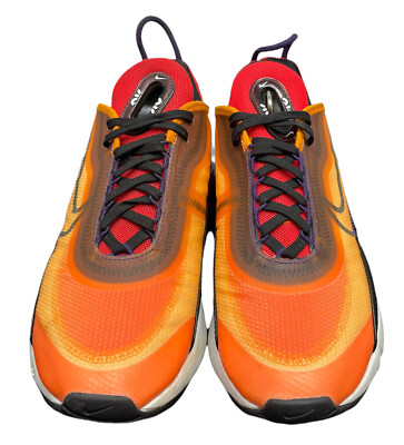 Nike Air Max 2090 Run Gym Shoes Magma Orange Purple Mens Size 8