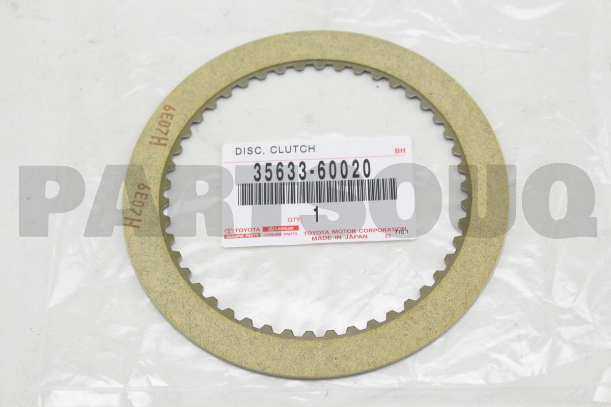 3563360020 Genuine Toyota DISC, CLUTCH (FOR FRONT CLUTCH) 35633