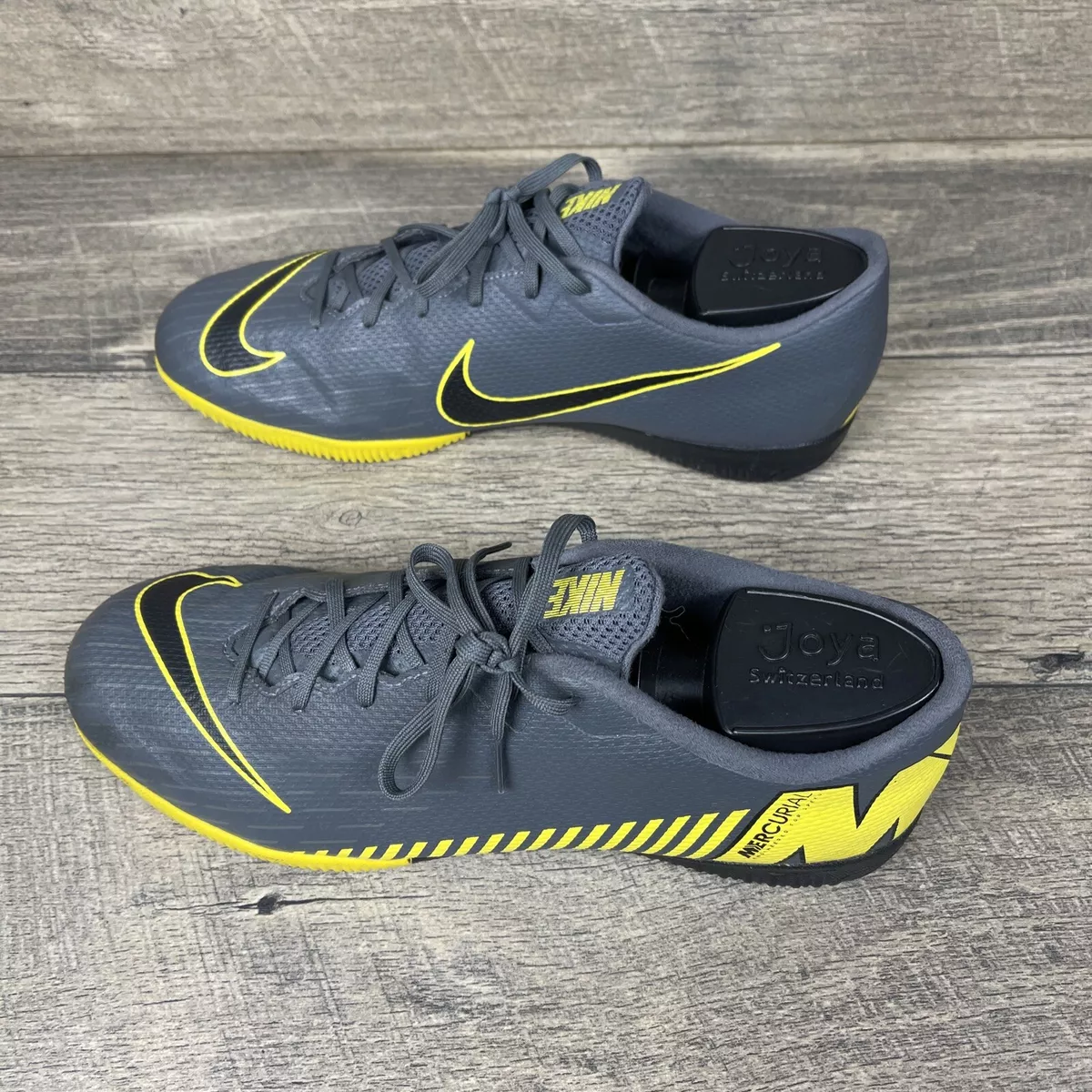 Nike Mercurial Vapor 12 Academy IC Grey Black Yellow AH7383 070