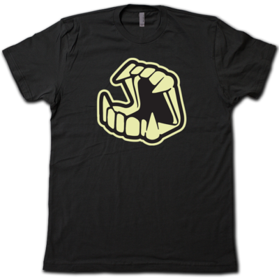 アイドル Teeth type logo KFchan S/S TEE アイドル Teeth type logo