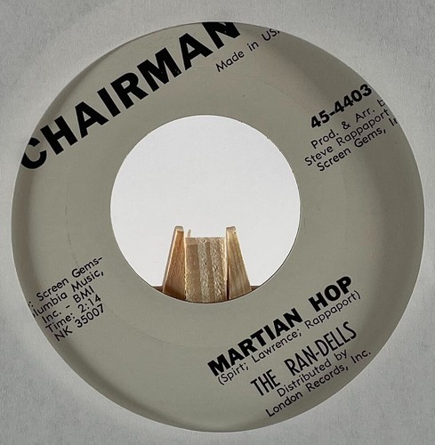THE RAN-DELLS 45 RPM MARTIAN HOP / FORGIVE ME DARLING—NM