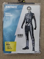 Fortnite Skull Ranger Adult Med 8-10 - Spirit Halloween Costume-New