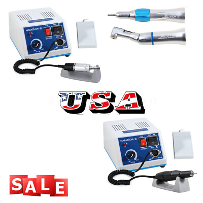 US Dental Lab Marathon Electric Micromotor /Contra angle/Straight handpiece ns
