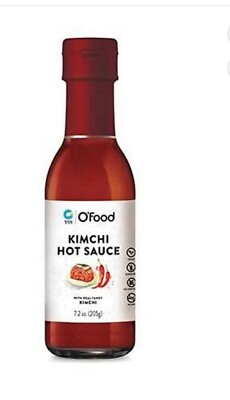 Kimchi Hot Sauce  4 bottles 7.2 Oz