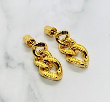 JIL SANDER Chain Pendant Earrings - Pre owned / LI4885