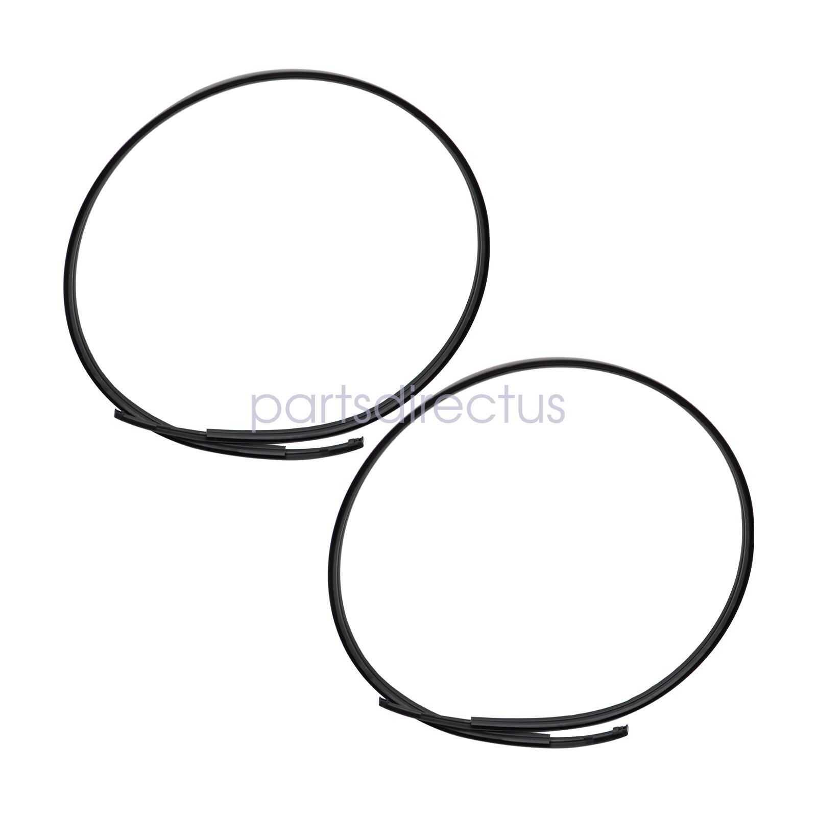 Black High Quality Roof Trim Molding Kit Fit for 2006-16 Toyota Yaris Hatchback