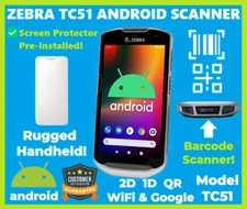 ✅Zebra TC51 Wireless Android Handheld 2D/1D/QR Code Barcode Scanner!🔥⭐