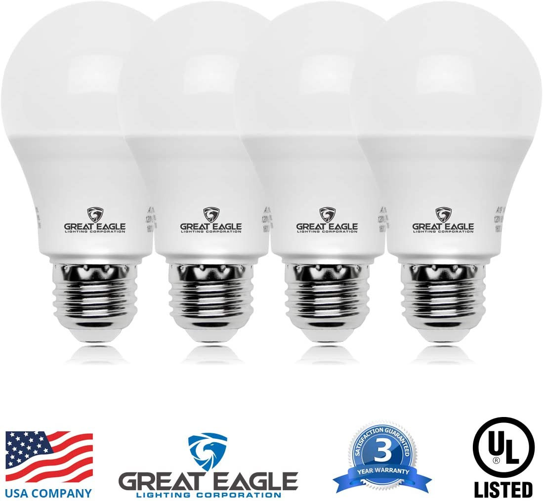 A19 LED Light Bulb, 9W (60W Equivalent), UL Li Falak Tayyeb Platinum