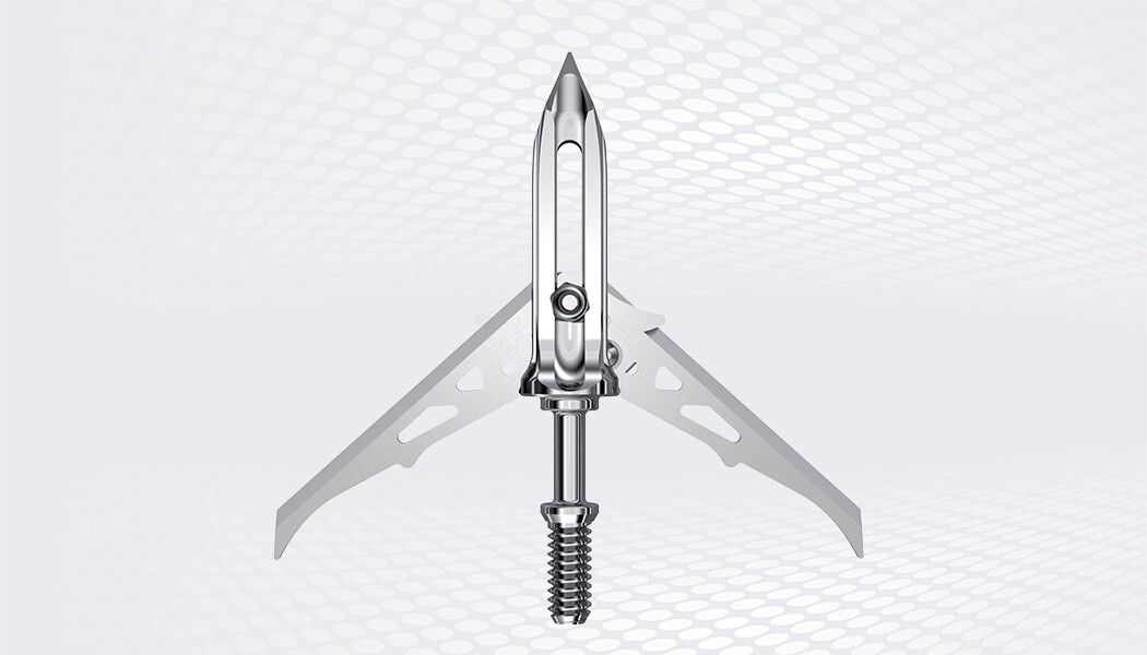 Ravin Crossbow Steel Expandable Mechanical Broadheads 2" cut 2 blade R101 Cuisine reunionnaise