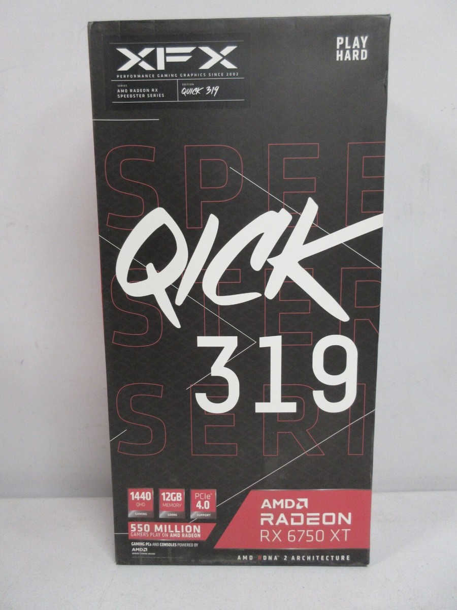 XFX Speedster QICK319 Radeon RX 6750XT CORE Gaming Graphics Card