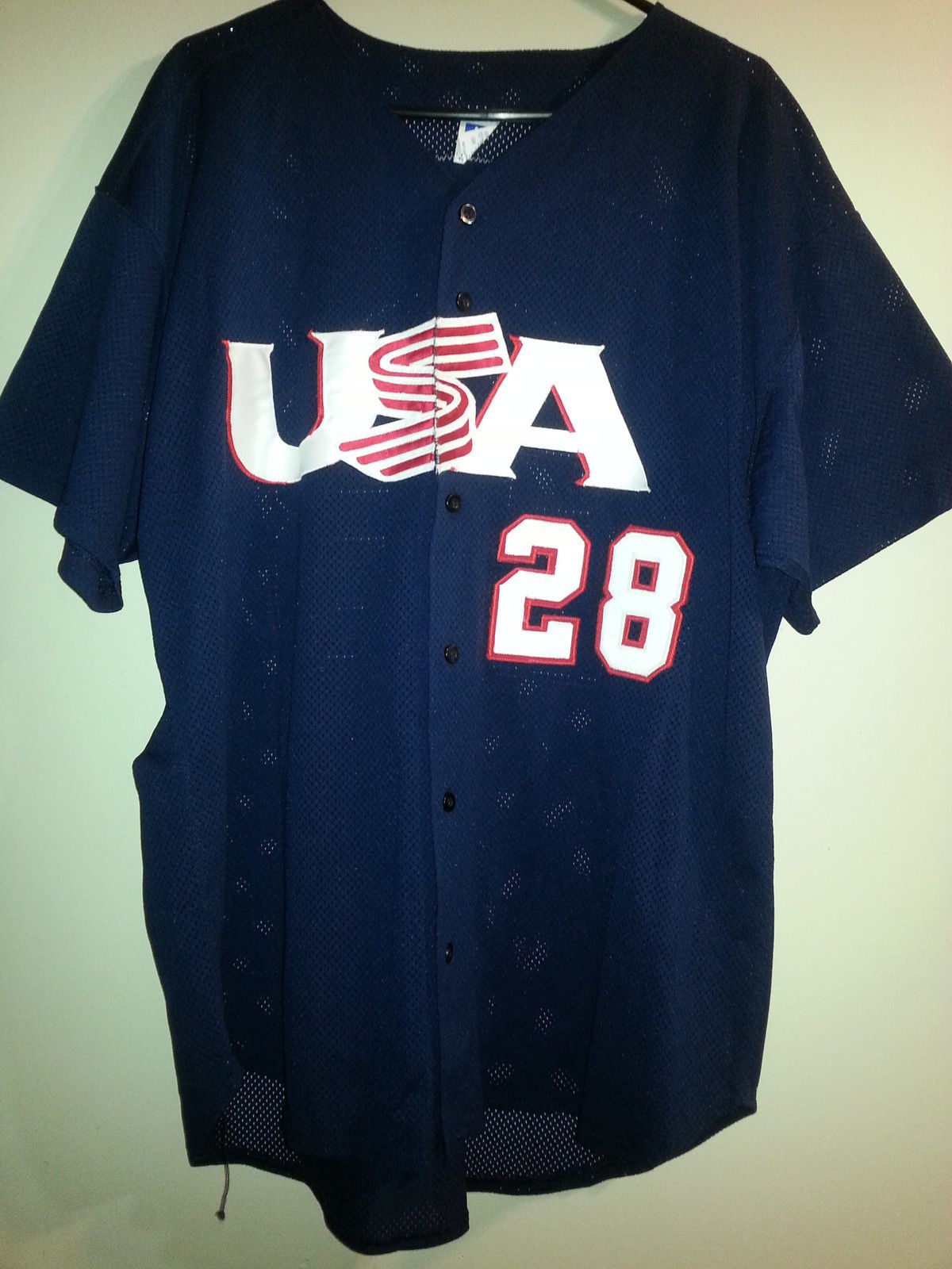 Team USA GAME USED AUTOGRAPH JERSEY JC Romero Baseball J.C. AUTO 