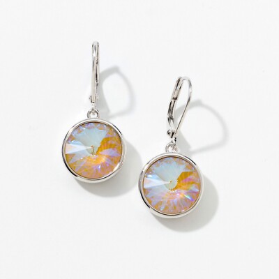 Swarovski Touchstone Crystal Lulu Earrings, Ochre Delite, BNIB