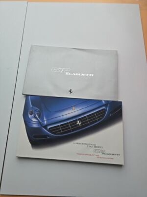 Ferrari 612 Scaglietti VIP-Einführungsbroschüre mit Bildern CD 1981/03 9 Bilder