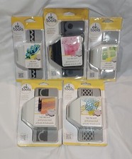 Lot Of 5 EK Tools Edge Punch Round Arch, Lattice Chain, Zig Zag, Stripes