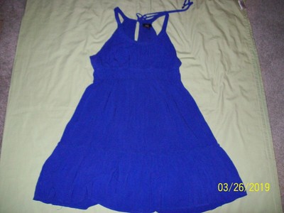 royal blue summer dress