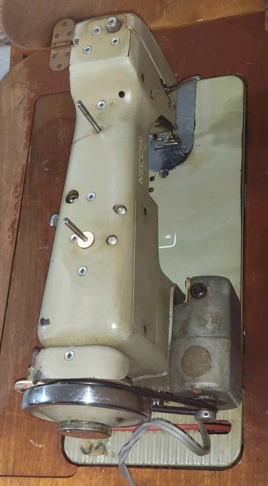 Necchi BU Mira Sewing Machine Runs Foot Controller 26004 Italy Italian