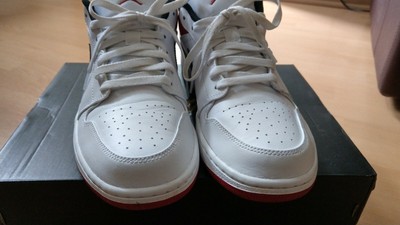 Jordan 1 Low University Red White Black EU 45.5 | US 11.5 | Gebraucht, Wie  Neu | eBay