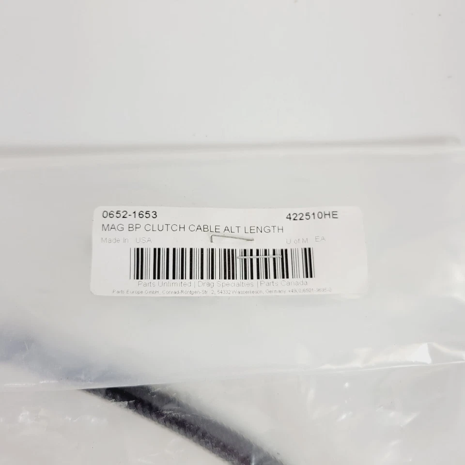 Cable de embrague Magnum Black Pearl de alta eficiencia 422510HE para Harley Sportster Foto 3 de 4