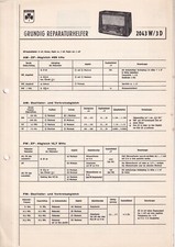 Service Manual-Anleitung für Grundig 2043 W, 3 D 