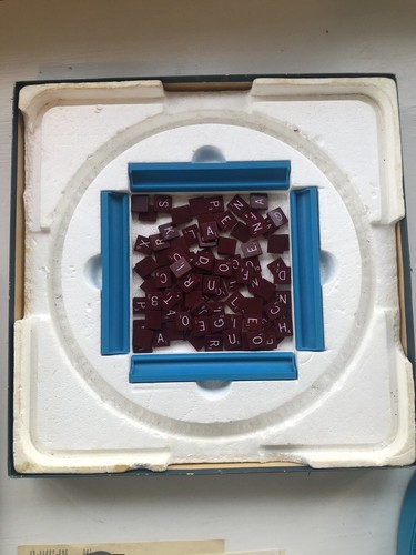 1977 Deluxe Edition Scrabble Turntable Crossword Board Game Complete Vintage - Picture 5 of 15