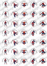 SPIDERMAN inspired ~ Labels ~ Stickers ~Party~ sweet cone bags ~ Spider-Man