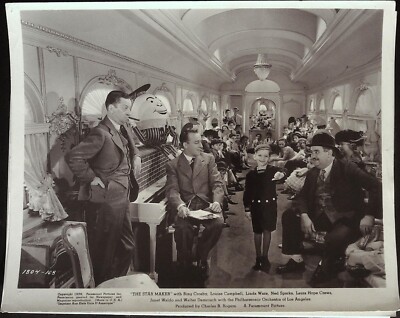 The Star Maker 8 X 10 Still 1939 Bing Crosby, Ned Sparks, Billy Gilbert!
