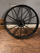 antique metal wagon or Cart Wheel 22
