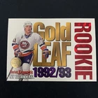 1993-94 Leaf Hockey Gold Leaf Rookie #13 Darius Kasparaitis