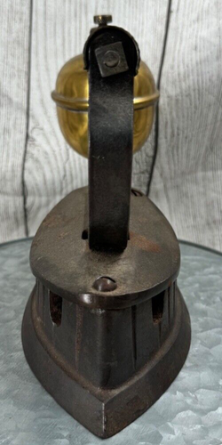 Vintage Antik Selbstheizend Traurig Eisen Gusseisen = - Bild 6 von 8