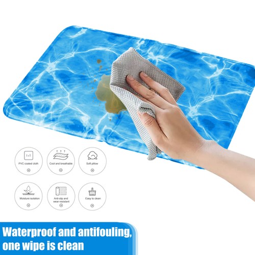 Pet Cooling Gel Mat Self Cooling Cushion Pad Summer Hot Weather Sleeping Bed Dog - Picture 59 of 64