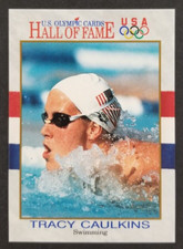 Tracy Caulkins 1991 Swimming Olympic Hall Of Fame Impel Card 45 NM 