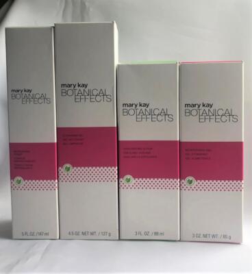 Mary Kay BOTANICAL EFFECTS Cleanser Toner Moisturizer Scrub DISCONTINUED Choose