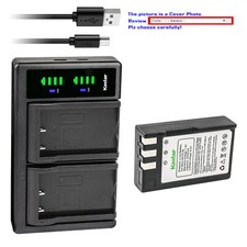 Kastar Battery LTD2 USB Charger for EN-EL9 MH-23 Nikon D5000 SLR Digital Camera