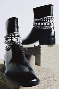 zara chain ankle boots