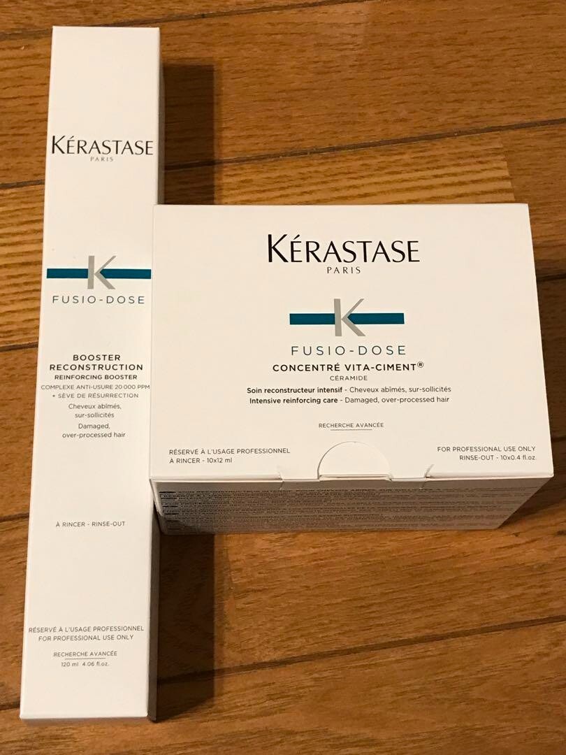 KERASTASE FUSIO-DOSE CONCENTRE VITA CIMENT BOX OF 10 x 12ml VIALS ...