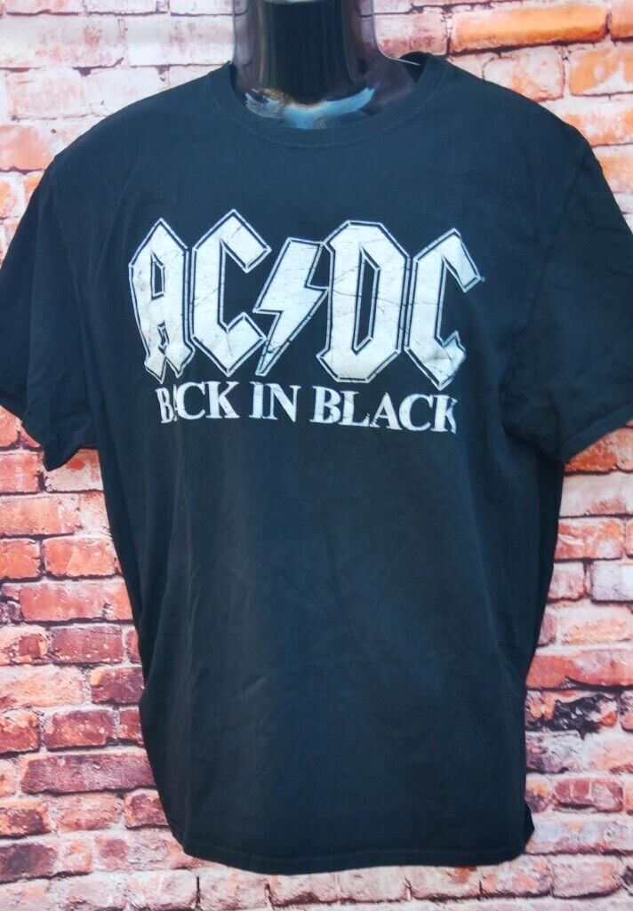 Black Classic ACDC Printed T-Shirt – Timeless Style  