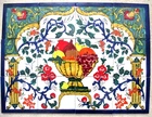 Ceramic tile art Mosaic mural Mosaic fruit boal floral BACKSPLASH   24" x 18"
