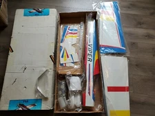 cassini aeromodels usa rc wood frame airplane viper f3a  gasoline FATS SHIPPING
