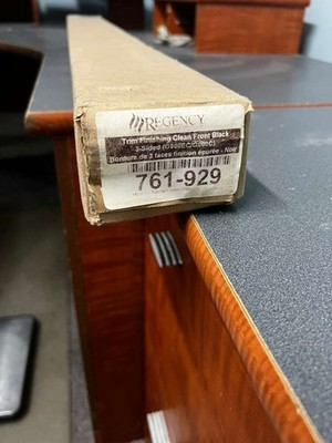 Regency Black 3-Sided Clean Front Finishing Trim (Grandview G800EC) - 761-929