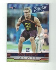 CHASE WINOVICH 2019 Panini Absolute ORANGE REFRACTOR #18/25 Rookie RC Patriots