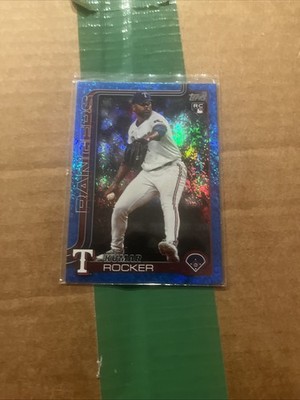 2025 Topps Series 2 - Kumar Rocker #408 Blue Holofoil /150 (RC)